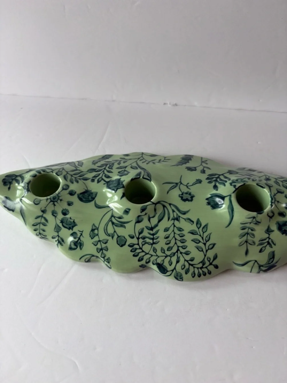 NWT Anthropologie Peacock Candle Holder - Picture 11 of 15